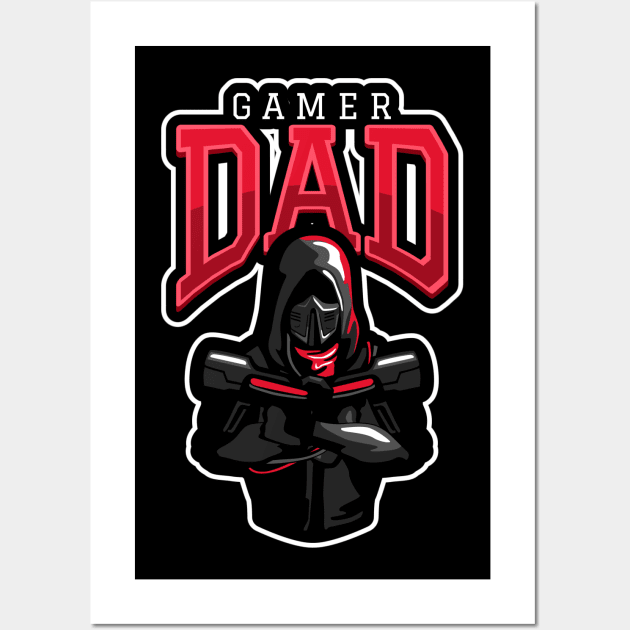 Gamer Dad Wall Art by poc98